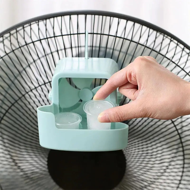 Hanging Fan Cooler Ice Box Add Ice Cubes Cooling Device for Home Desk Floor Fan Portable Summer Cooler Fan Accessory