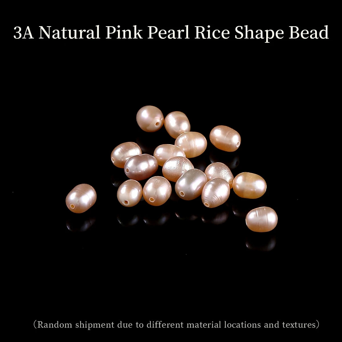JD Premium Natural Freshwater Rice Pearl Single Loose Bead High Luster Polished Pearl for DIY Jewelry Making