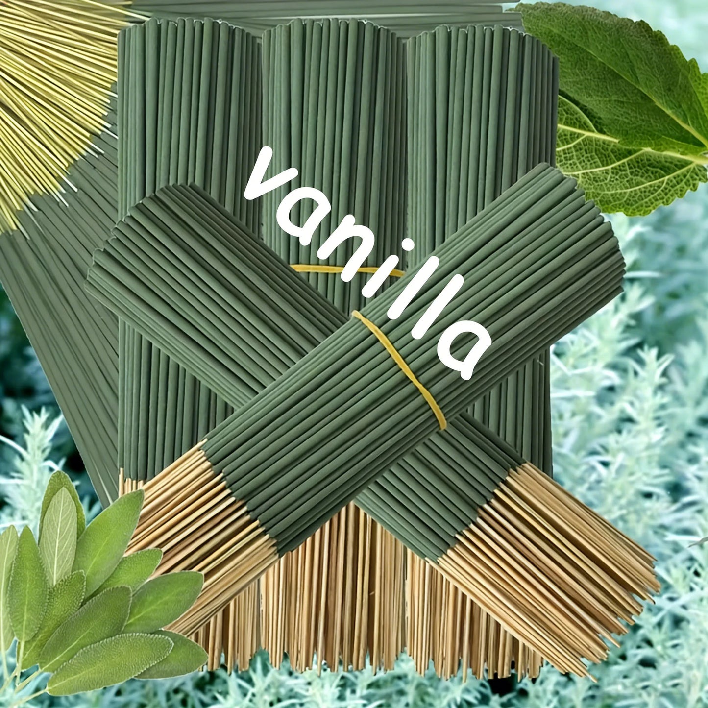 200 Sticks, Outdoor Extended-Lasting Incense Sticks, Mixed with White Sage, Rosemary, and Peppermint Essential Oils - 45 Minutes Burning Time - Perfect for Poolside, Patio, Porch, Deck, Camping, and Hiking, a Must-Have Incense for Camping