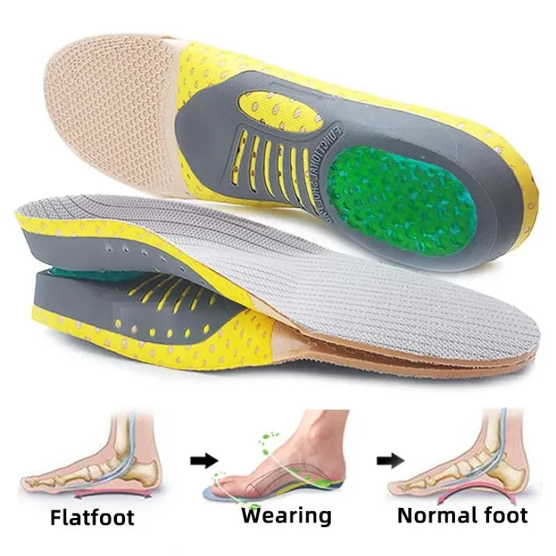 Orthopedic Insoles Orthotics Flat Foot Health Sole Pad For Shoes Insert Arch Support Pad For Plantar Fasciitis Feet Care Insoles