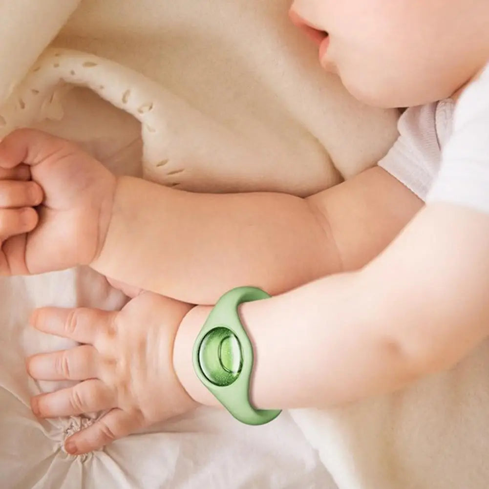 Mosquito Repellent Wristband Summer Outdoor Anti-Mosquito Bracelet for Baby&Kids with Natural Plant Essential Oil Mom&Baby Safe