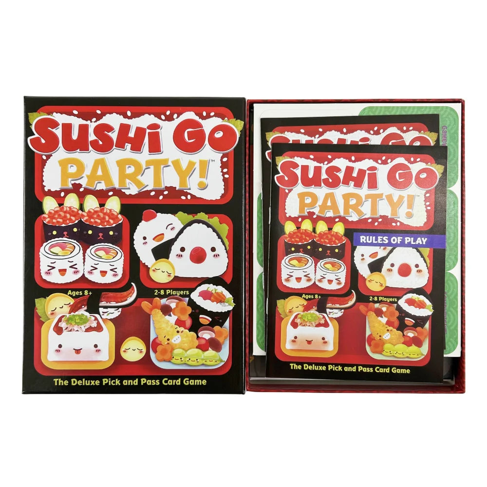 Sushi Go Card Game - Sushi Go Party! The Pick&Pass Card Game,Family Fun Cards, Perfect for Parties & Home Board Deck