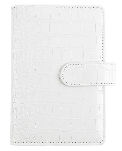 New Color A5A6 Crocodile Pattern DIY Binder Notebook Cover Diary Agenda Planner Paper Cover School Stationery