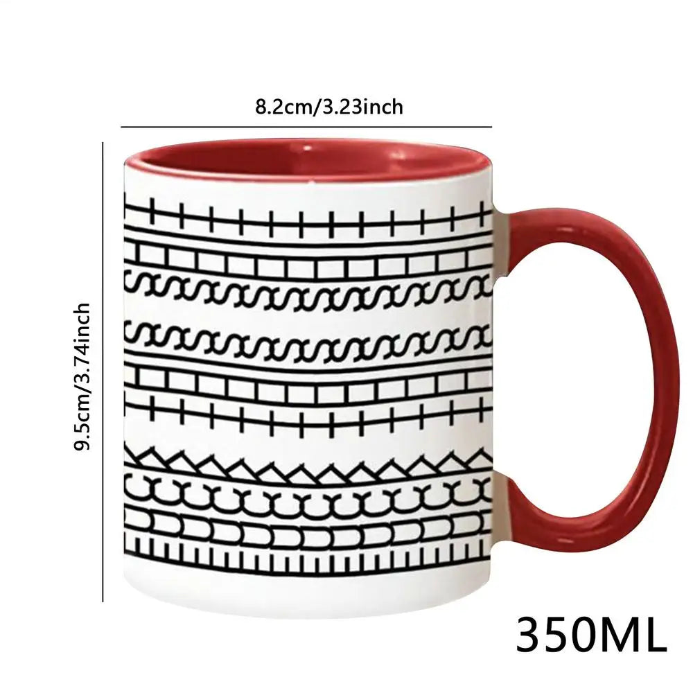 Hide Message Coffee Mug Ceramic Chocolate Milk Cup Modern Coffee Lover Gift Kitchen Accessories Message Coffee Tumbler