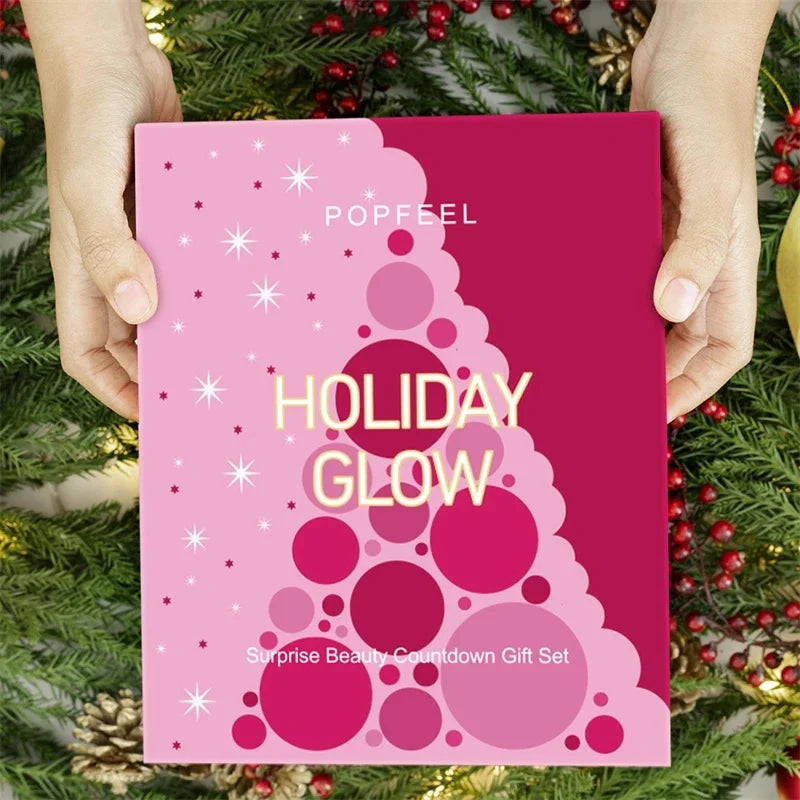 Makeup Advent Calendar – 24-Piece Holiday Beauty Gift Box for Women