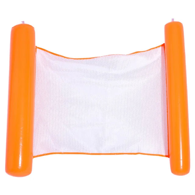 Summer Foldable Water Hammock Swimming Pool Inflatable Air Mattress for Swimming Beach Lounger Floating Sleeping Bed Chair