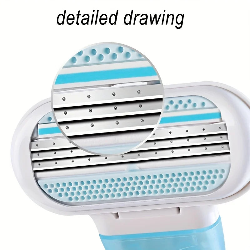 1 Handle + 4/8 Blade Women Safety Razor Blades Face/ Leg/ Armpit/ Bikini Beauty Hair Removal Shaving Compatible Venus Shaver