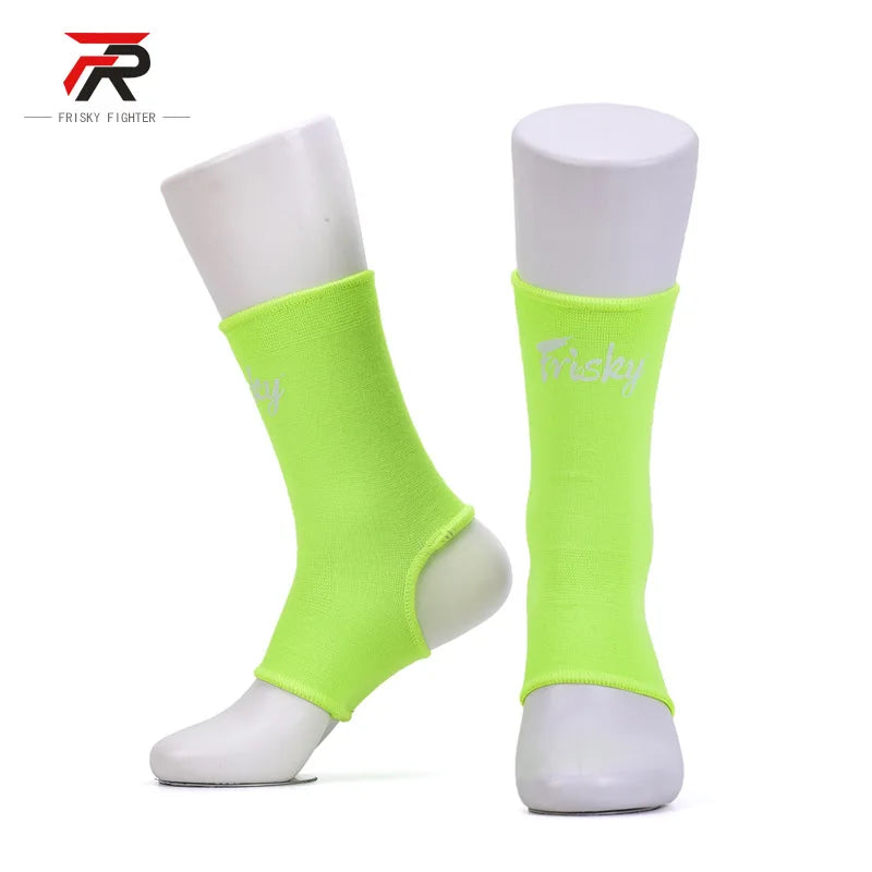 Premium Boxing Ankle Support Sleeves Kickboxing Muay Thai Foot Braces for Injury Prevention Anti-Slip Compression Ankle Guard
