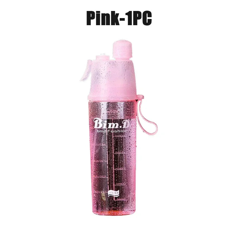 1/2/4PCS Plastic Spray Cup Summer Outdoor Sports Water Bottle Hydration Cooling Spray Cup Travel Portable Water Cup Gift Cups