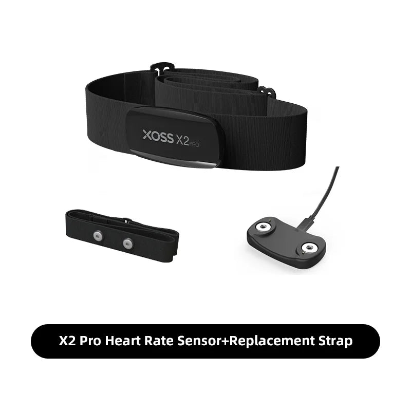 XOSS X2 Pro Heart Rate Sensor Independent Record Chest Strap HRM Monitor Bluetooth ANT+ Health Fitness Smart Bicycle Sensor