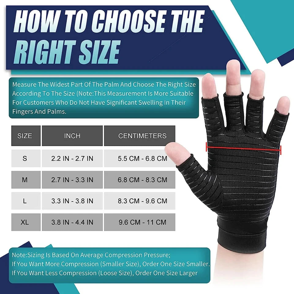 Wrist Support Arthritis Gloves Magnetic Anti Health Compression Therapy Gloves Rheumatoid Hand Pain Wrist Rest Safety Gloves