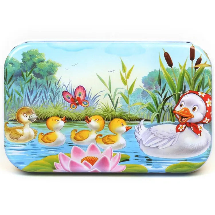 Hot New 60 Pieces Wooden Puzzle Toys for Children Cartoon Vehicle Animal Wood Jigsaw Baby Learning Educational Toy Kids Gift