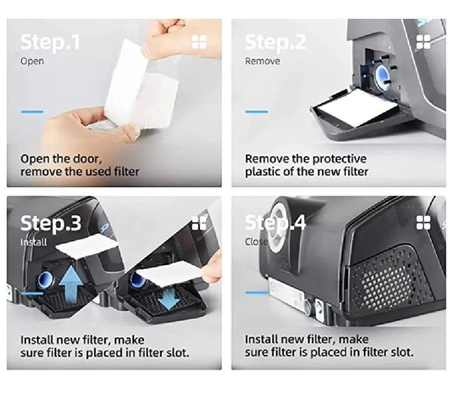 Universal CPAP Foam Filter Premium Disposable Filters Supplies for ResMed AirSense 10 S9-AirStart Series for Philips Respironics