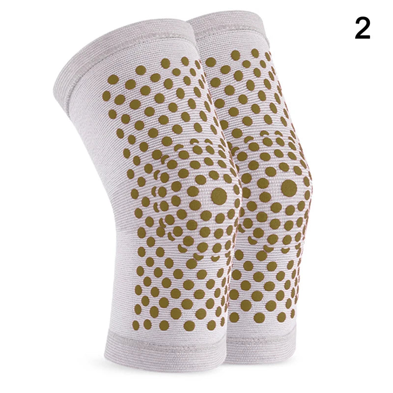 1 Pair New Self Heating Support Knee Pads Knee Brace Warm for Arthritis Joint Pain Relief Injury Recovery Knee Massager
