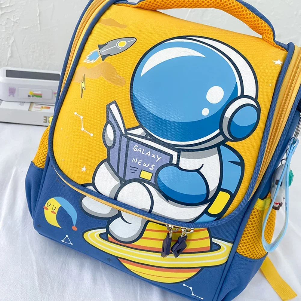Boy Backpack Boys Astronaut Kindergarten Children‘s Backpacks Student Schoolbag Gift Cartoon Backpack Knapsack Grade 1-9