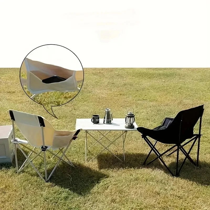 Portable Folding Camping Chair, Ultra-Light Outdoor Seat for Fishing, Picnic, Hiking, Travel & Camping, Comfortable Portable