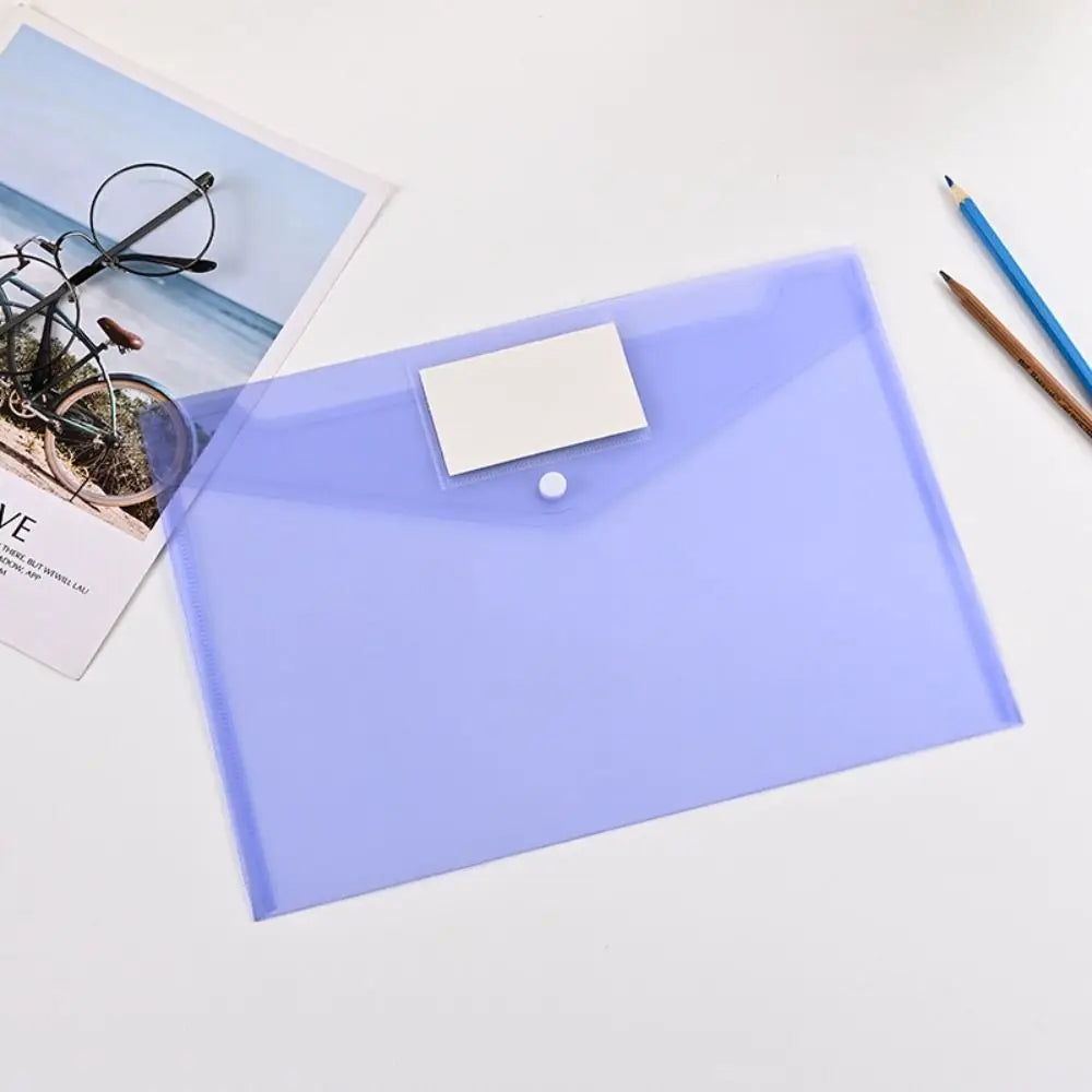 PP A4 Folder New Stationery Office School Supplies Document Paper Organizer Gift Storage Bag