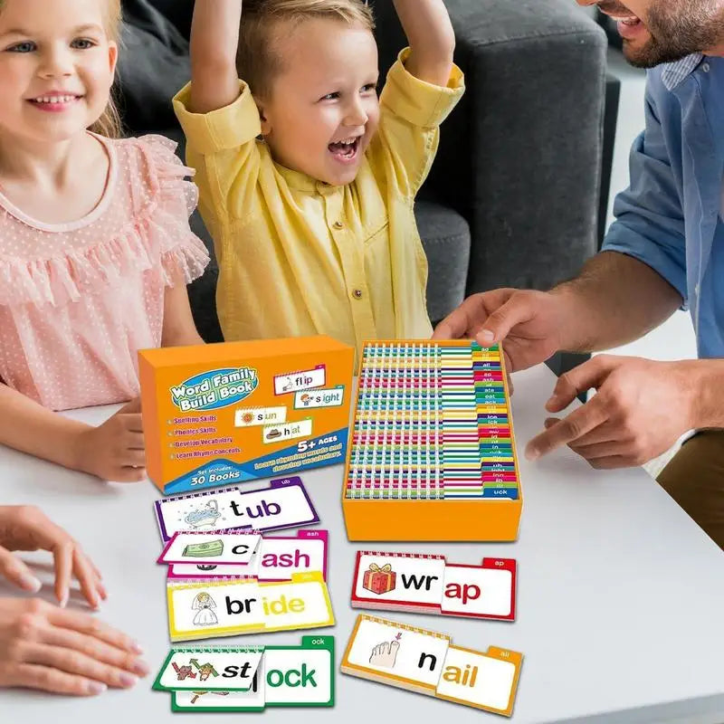 Read And Rhyme Activity Book Read Rhyme Word Family Build Activity Book Learn To Read Phonics Letter Sounds Sight Educational