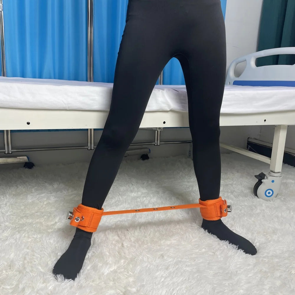 Magnetic Locking Ankle Restrainment Belt Medical Self-Injury Self-Mutilation Restraint Belt Cotton Ankle Belt