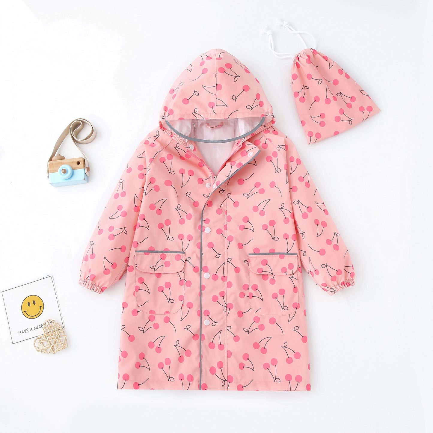 Children’s  Raincoat World Children Rain Coat Kids Boy Girl  Tour Light Waterproof Soft Rainwear Raincoats for kid