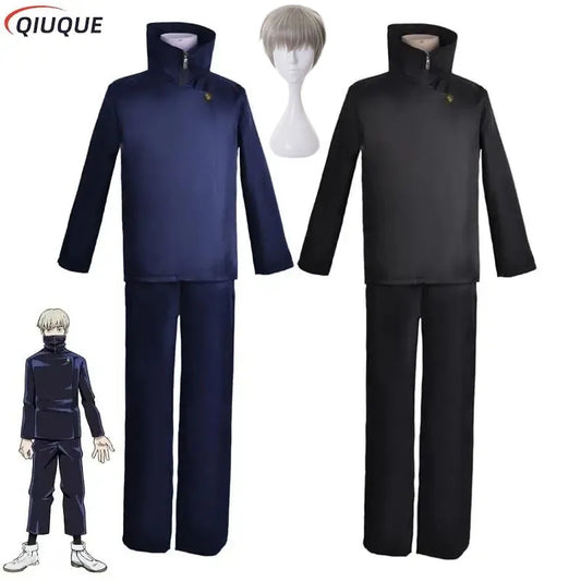 Inumaki Toge Cosplay Costume Wig Unisex Halloween Party Anime Uniforms Comic Con Role Play Outfits