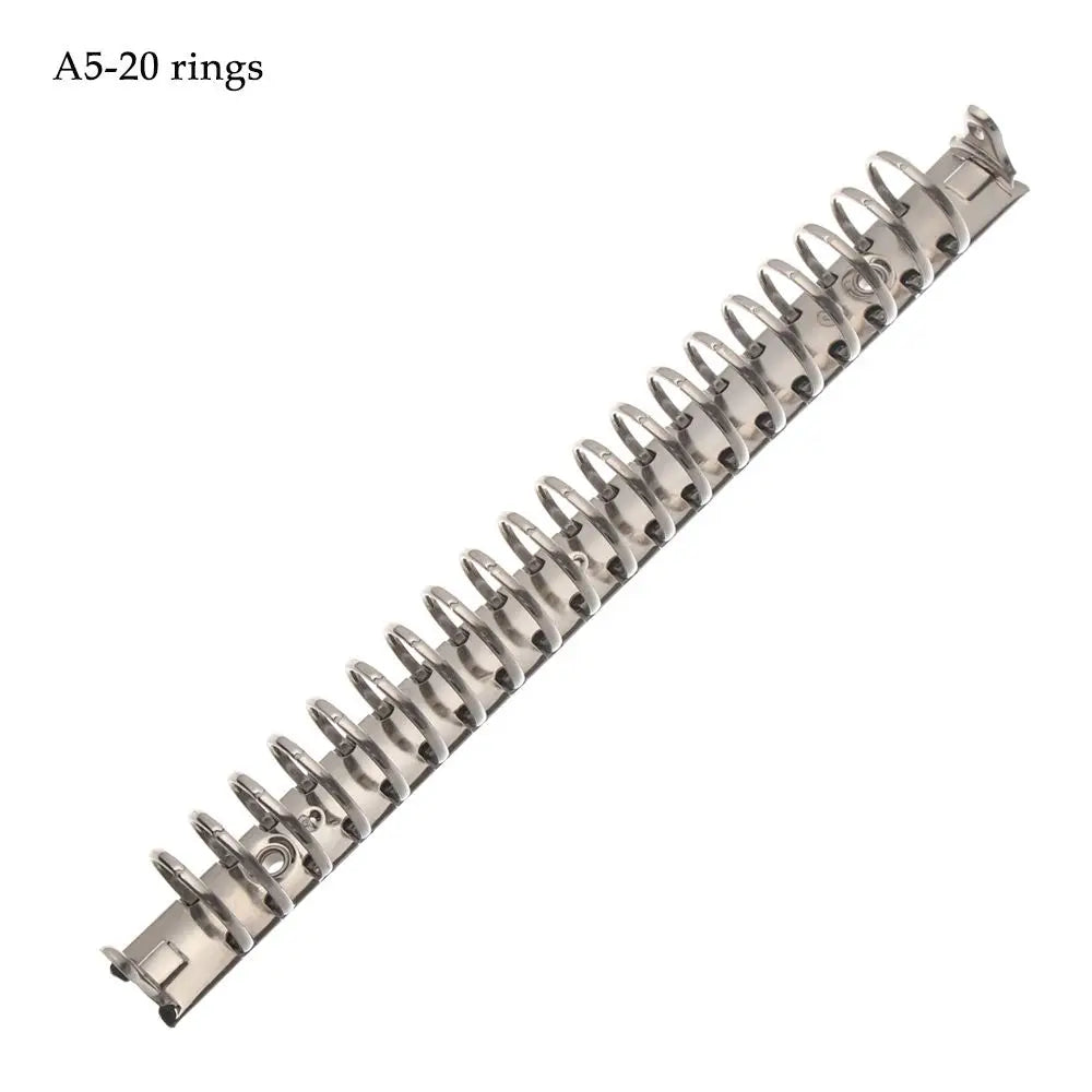 A4/B5/A5/A6/A7 Metal Spiral Rings Binder Clip Loose-leaf File Folder Clip Notebook Accessory Stationery