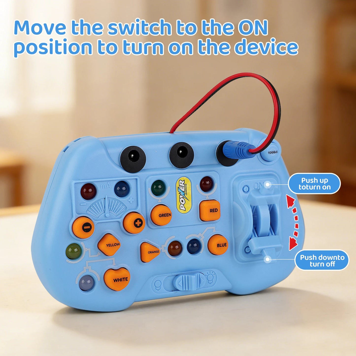 Montessori Busy Board - Kids Learning Machine with Lights, Sound Effects, Switch Activities - Educational Sensory Toy for Toddle