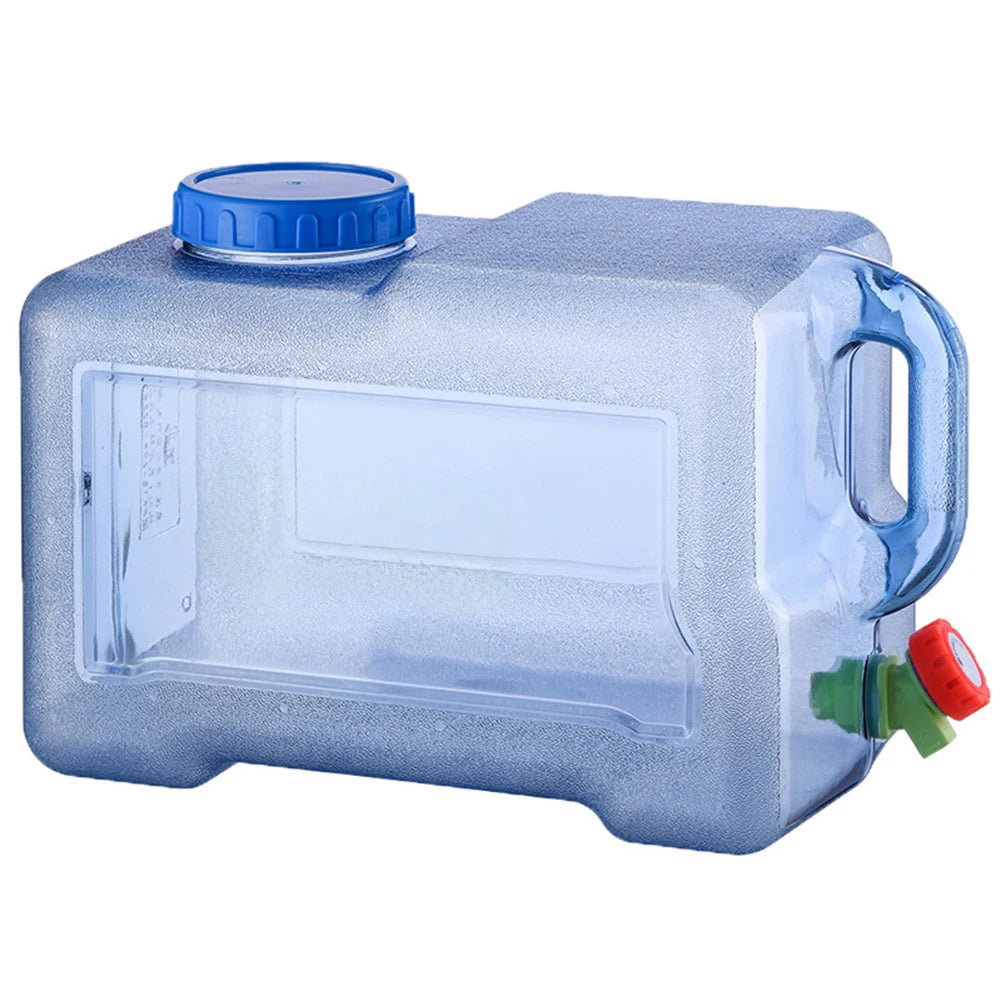 7.5/10/15L Drinking Water Container with Spigot Leakproof Camping Water Tank Large Capacity Water Storage Carrier for Hiking Car