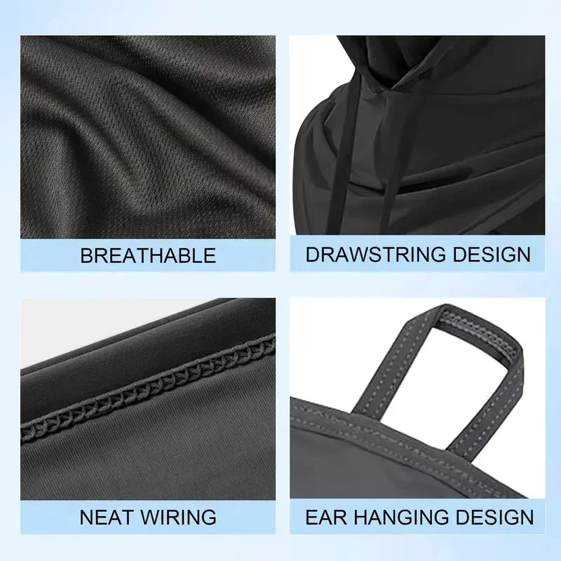 Summer 360 Degree Lightweight Cooling Hood Sun Protection Shroud Mask for Outdoor Activities Fishing Surfing Cycling Hiking