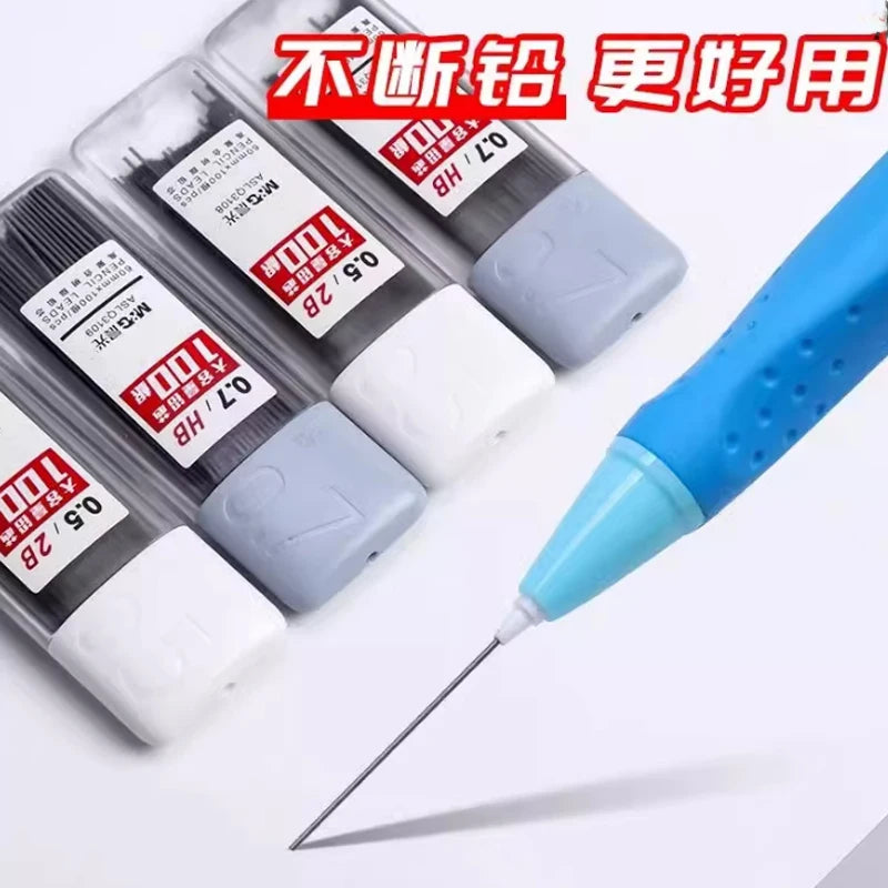 M&G  Pencil Refill 2B/HB 0.5mm 0.7mm Graphite Refill Mechanical Pencil Refill Plastic Auto Replacement Pencil Refill