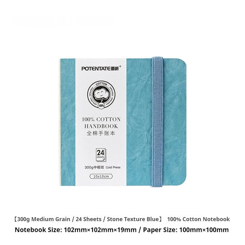 POTENTATE Watercolor 100% Cotton Paper Pad Watercolor Journal Drawing Book Hand Notebook Artists School Sketchbook Drawing Paper