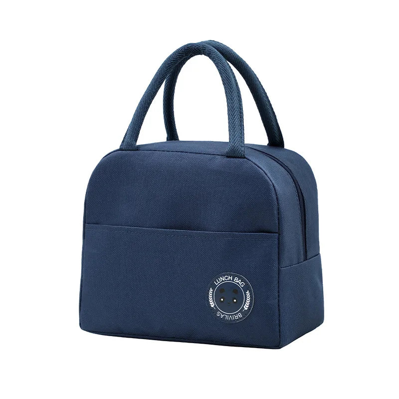 Aluminum Foil Insulated Lunch Bag for Office Workers Portable Lunch Box Lunch Bag Minimalist Kid Insulated  Handbag