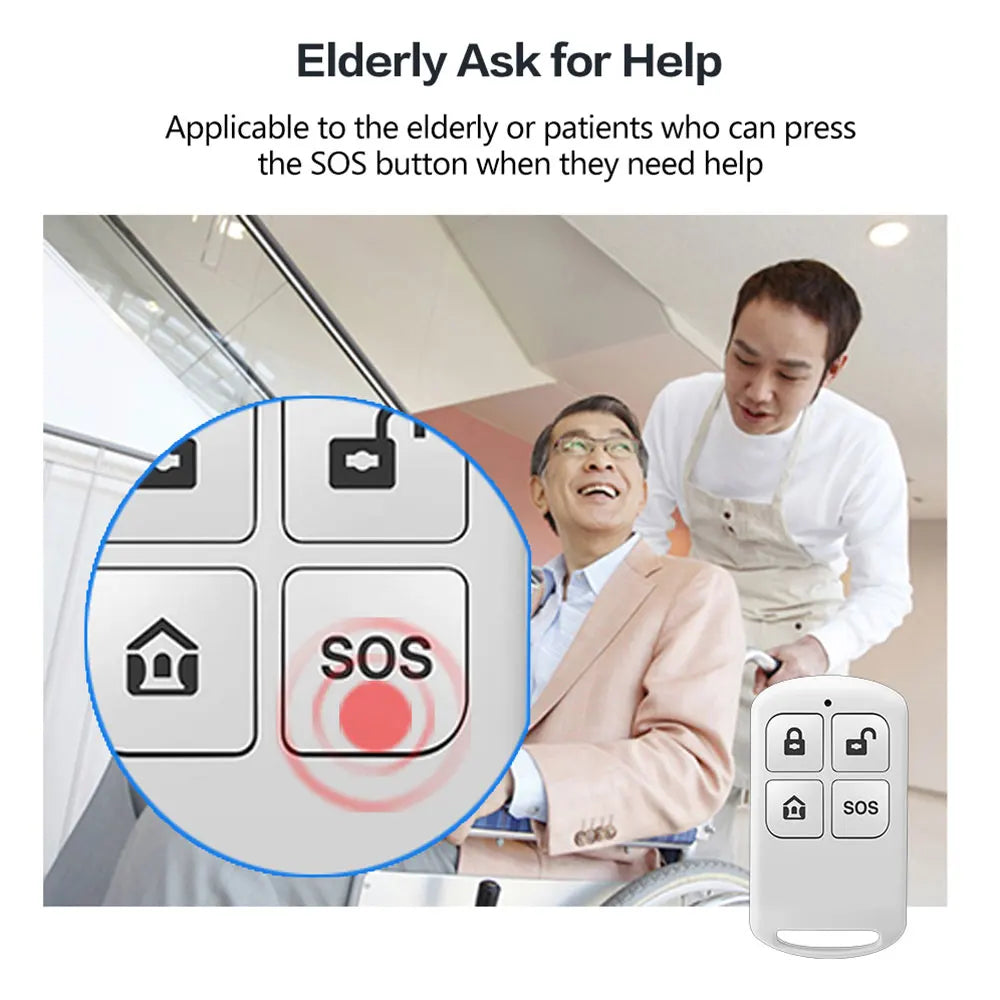 Smart Home Wireless Alarm Remote Control Work With PG103 PG107Alarm Control Home Security Alarm System 433MHz