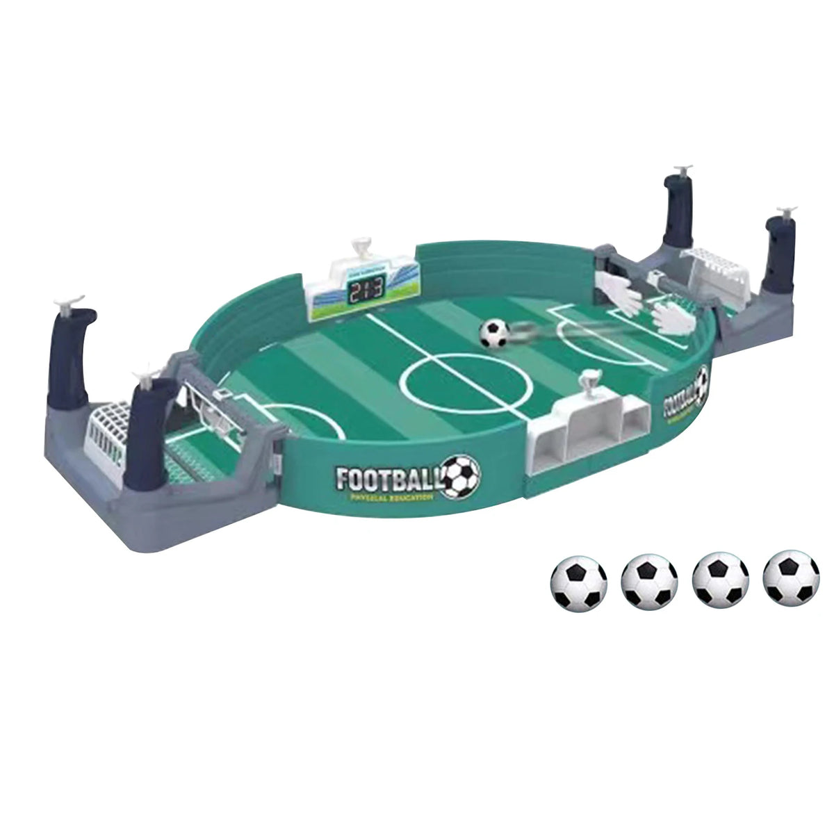 Large Desktop Football Table Children Puzzle Double Competitive Battle Football Board Game Parent-child Interactive Soccer Games