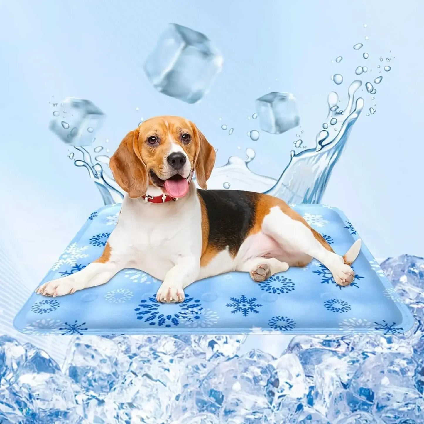 Cat Dog Cooling Mat Summer, Durable Ice Blanket for Sofa, Reusable Cold Bed for Small Large Pets, Anti-Heat