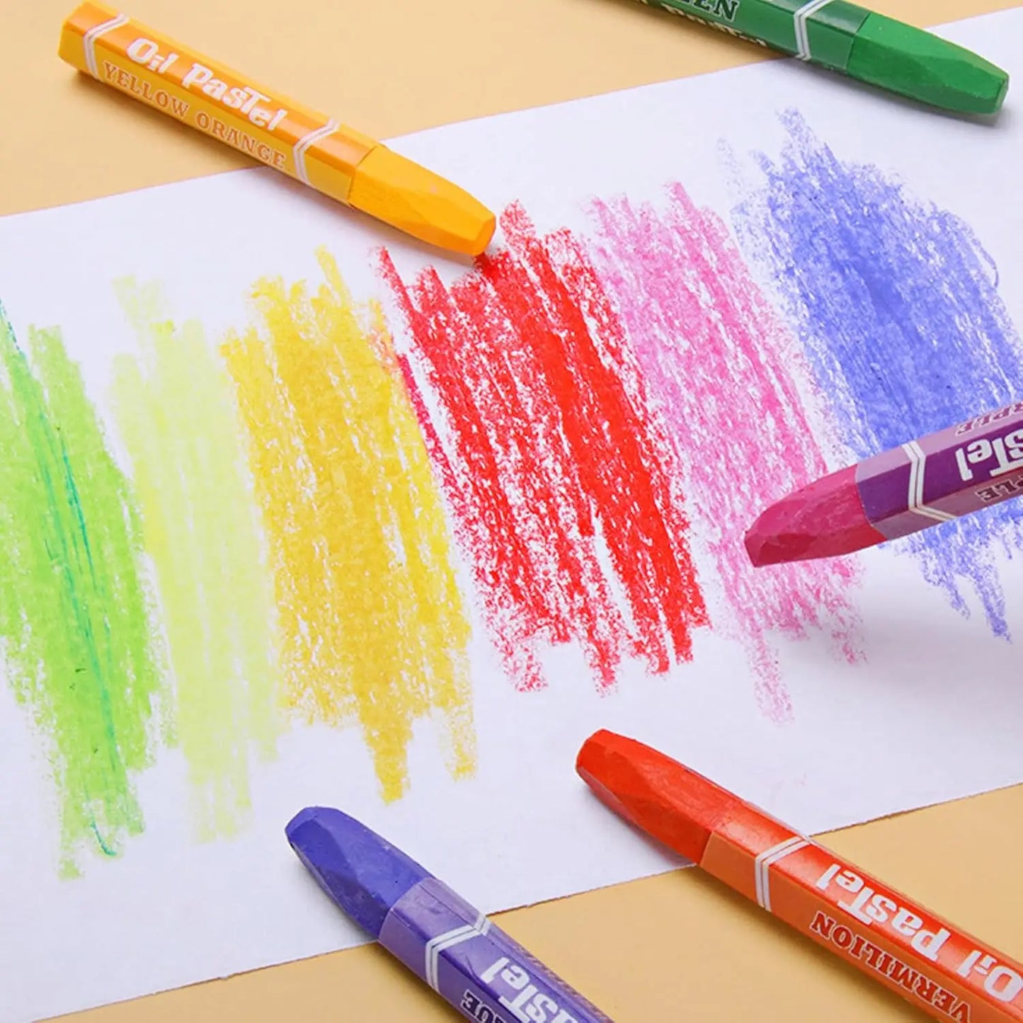 12/24/36 Colors Crayons Non Toxic Washable Oil Pastel for Kids,Art Supplies Drawing Coloring Crayon Set,Gift for Boys Girls