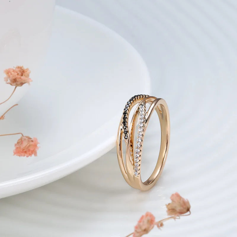 18k rose Gold Ring for Women Natural Carat Diamond with Diamond Jewelry Anillos De Bizuteria Anillos Mujer Gemstone Rings Box