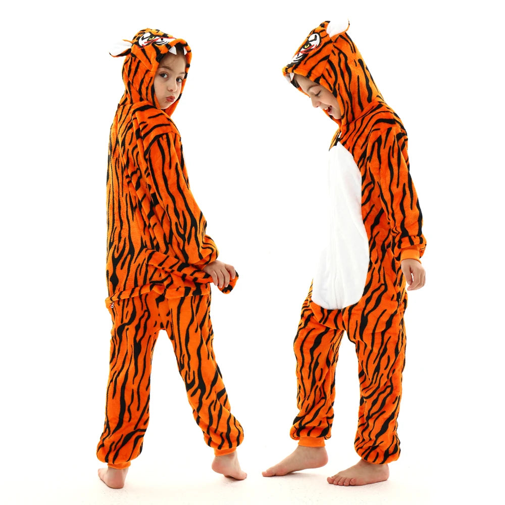 Plush Spotted Dog Cosplay Costume Kigurumi Onesie Cartoon Animal Halloween Costumes Party Performance Outfits For Kids Clothes