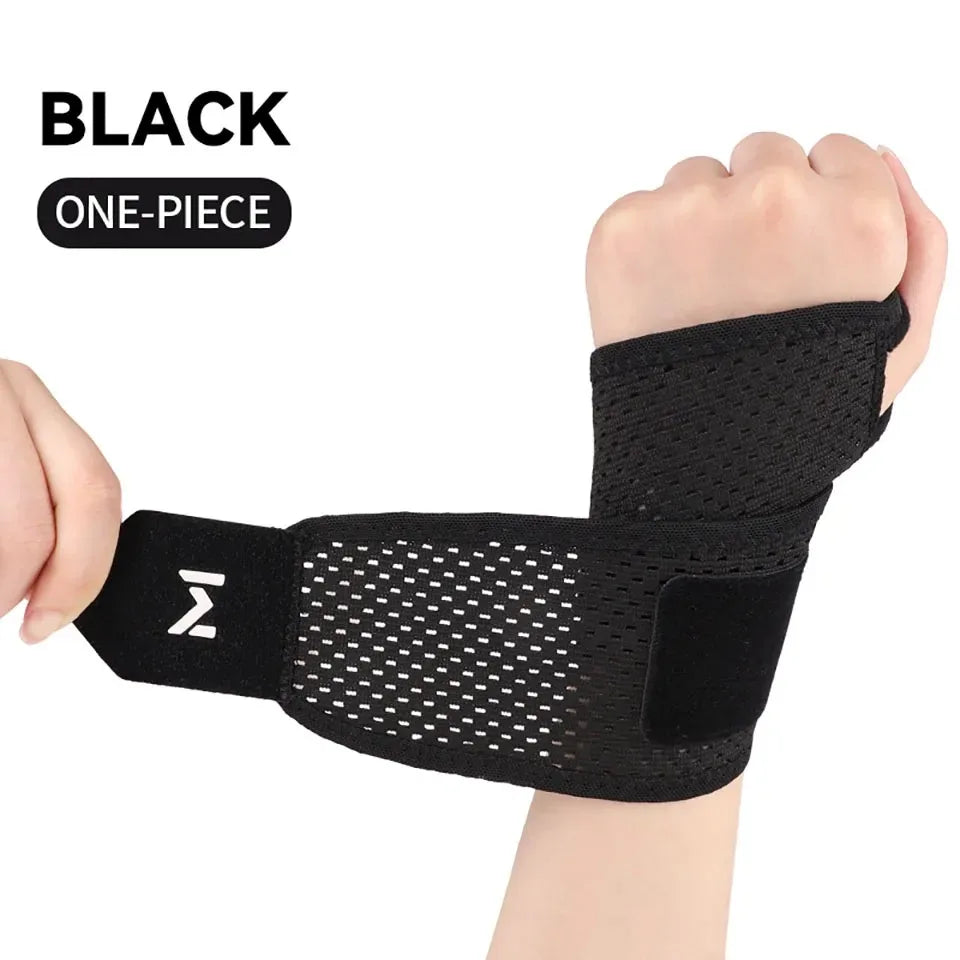1 Breathable Mesh Wrist Support Joint Pain & Sprain Protection Chronic Overuse Wrist Support Wrap-Around Compression Sleeve
