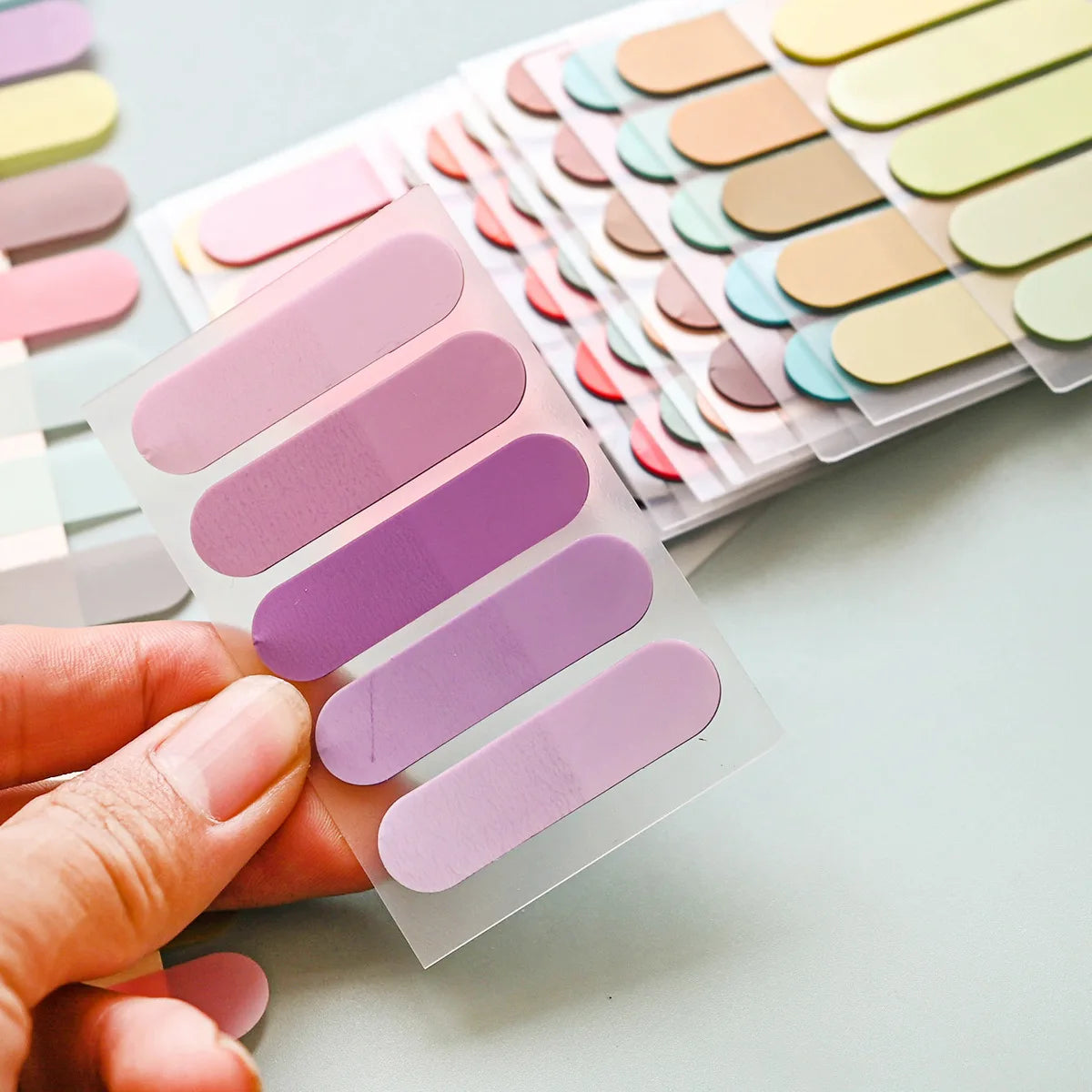 100 Sheets Writable Sticky Tabs Book Tabs Page Markers Translucent Sticky Note Tabs Post It Stick Tabs Annotation Tabs Index