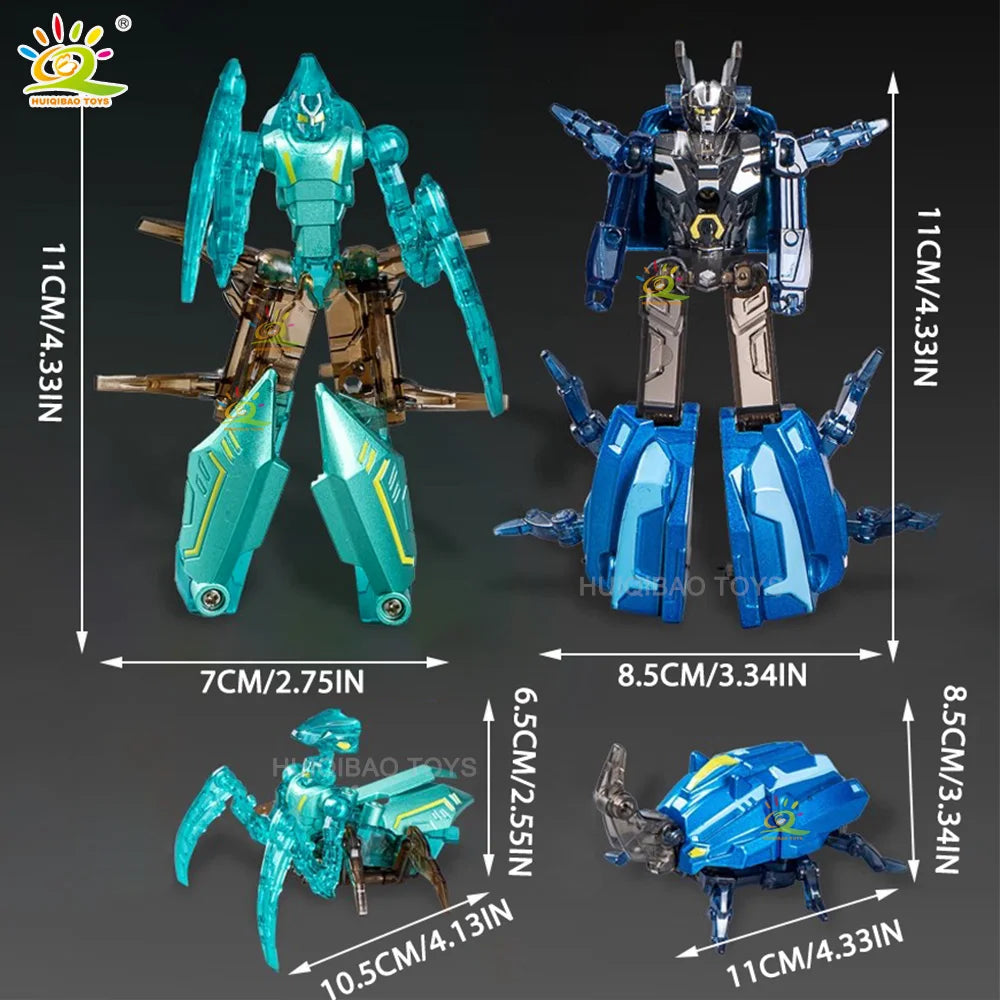 Super Alloy Transformable Insect Mecha Combination Set  Multiple Form Transformation Combinations Cool Toy Boy's Birthday Gift