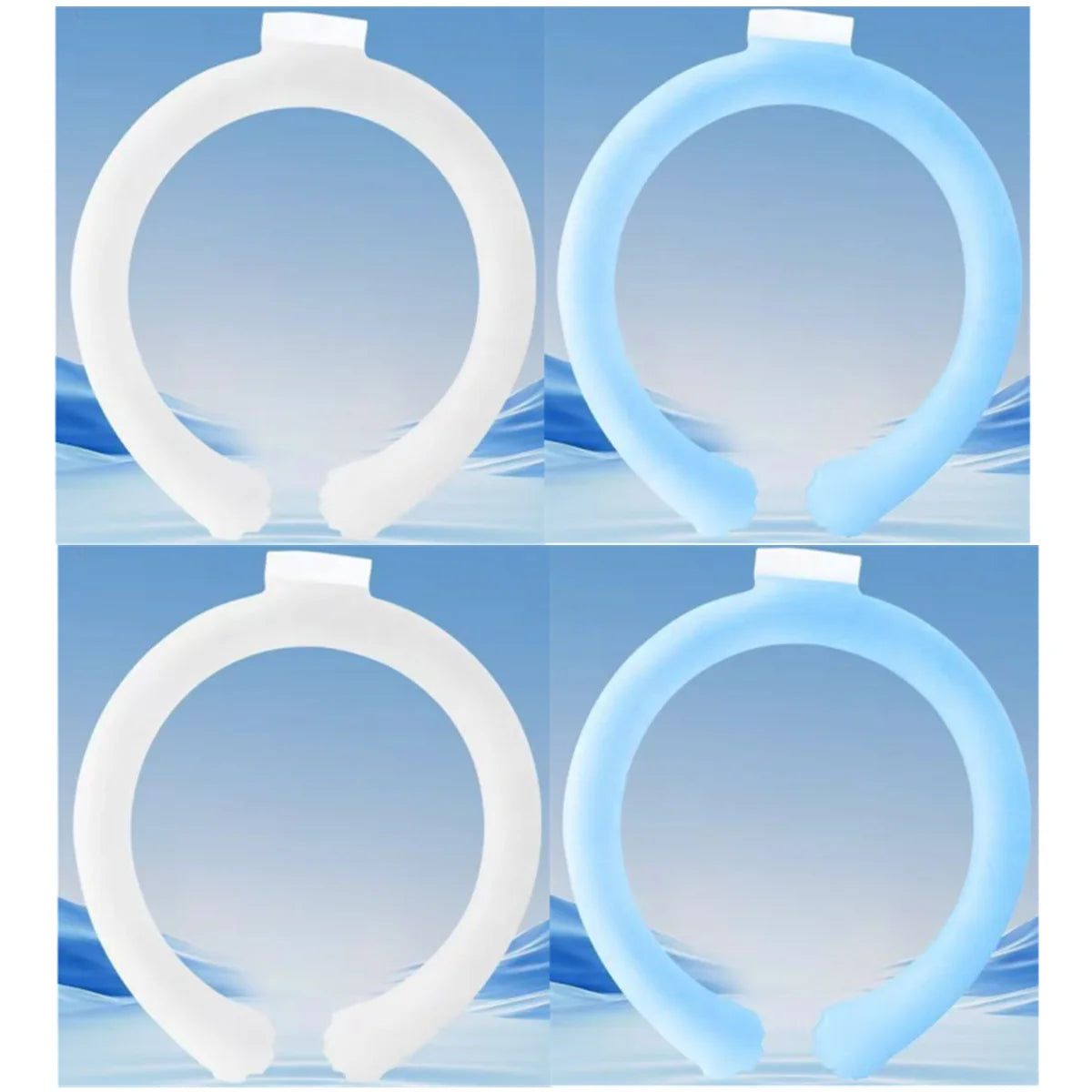 Summer Neck Cooling Ring Outdoor Running Fitness Fishing Cycling Travel Cool Neck Ring Portable Outdoor Cooling Accessories