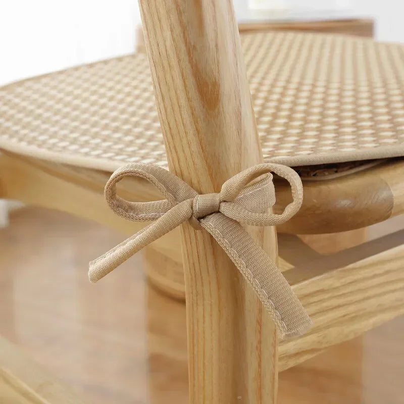 1PC 40cm/45cm/50cm Breathable Summer Cooling Seat Cushion  Seat Cushion Cool Mat Non-slip Cooling Bamboo Chair Seat