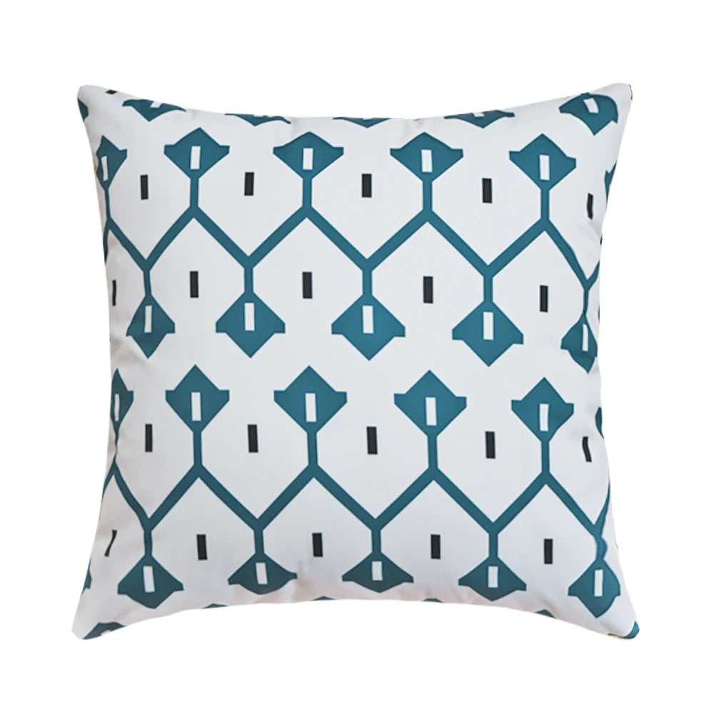 50x70cm Twill Waterproof Colorful Print Outdoor Pillowcase Summer Cool Cushion Cover For Patio Sofa Balcony