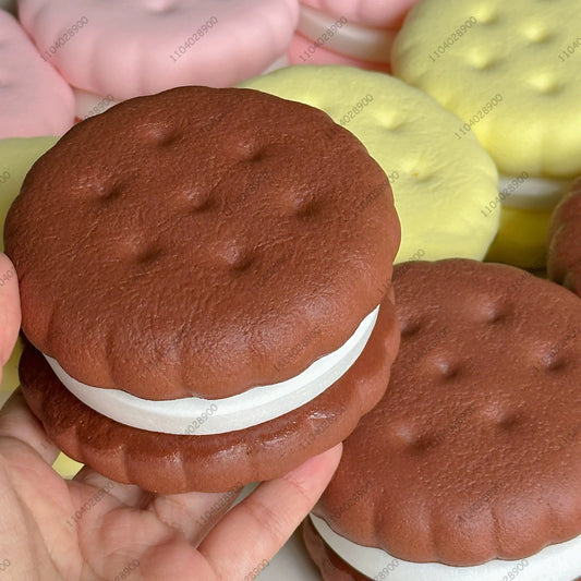 Squishy Simulated Cake Squeeze Toy Fidgets Toys Big Cookie Biscuit Slow Rising Squishy Anxiety Antistress Squishys Gifts Kids