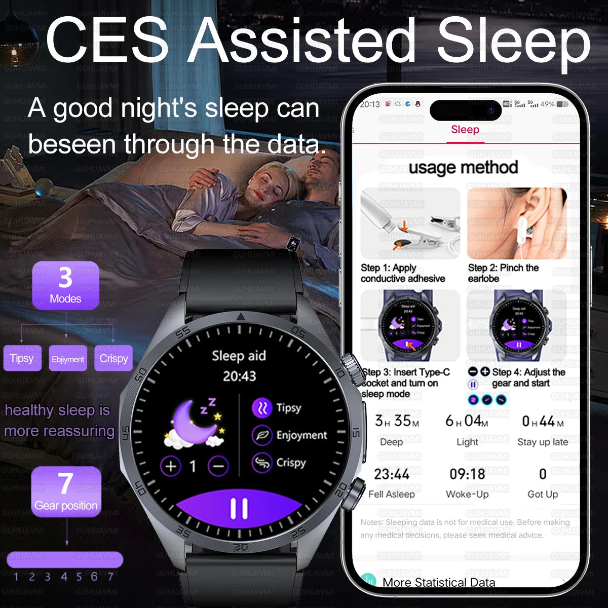 2026 NEW For Health Pulse Therapy Smart Watch ECG+PPG Blood Fats Uric Acid BT Call Sports CES Sleep Organ detection Health Watch