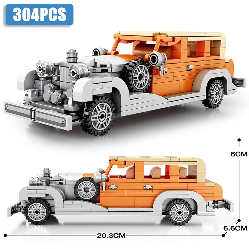 Speed Series Racing Sports Vehiclea Technique Car Supercar Building Blocks Set Bricks Classic MOC Model Toys For Kids