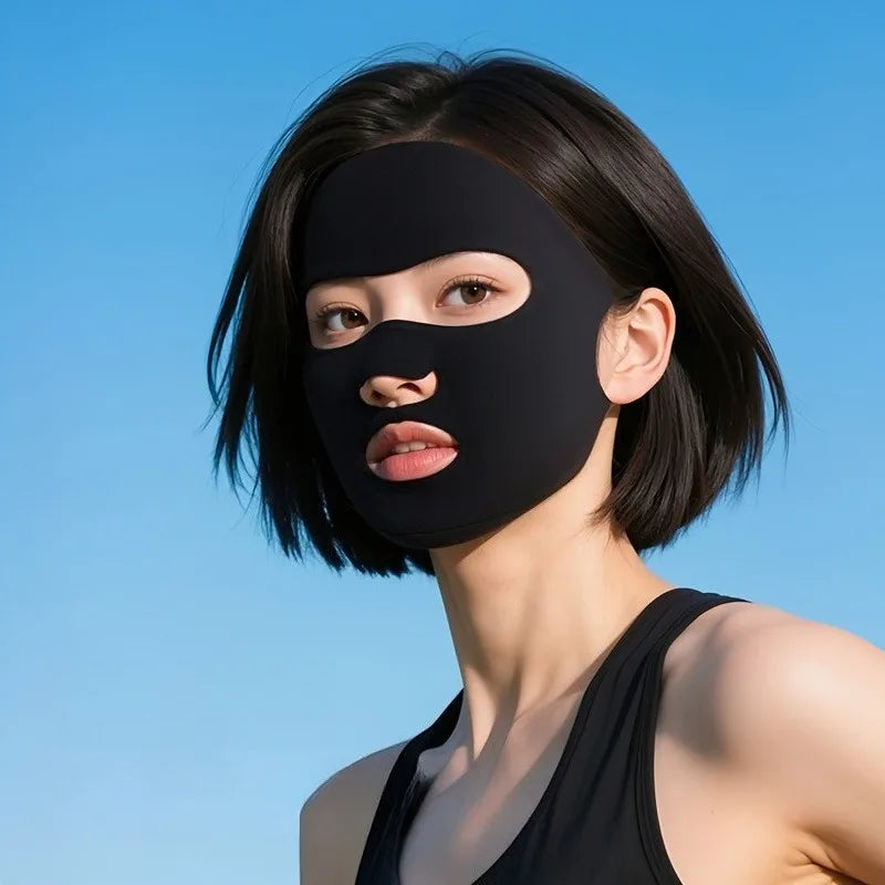 Summer UV Protection Face Mask for Men Women, Full Face Sun Mask for Outdoor Running Cycling,Breathable Cooling Sports Balaclava