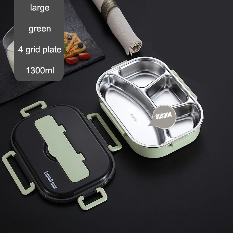 Heated Lunch Box for Kids Heated Bento Stainless Steel Lunch Box Thermos Container for Food Container Heated Bento Box Lunchbox