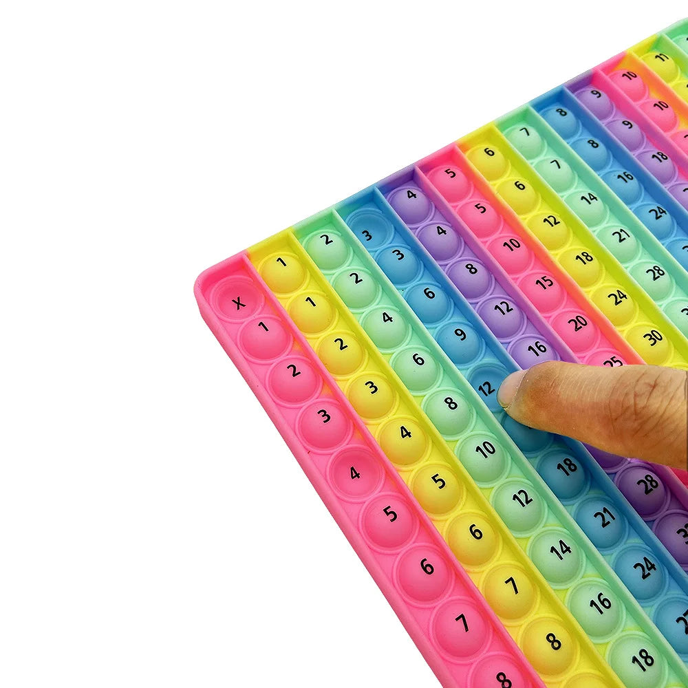 12x12 Multiplication Games Math Toys, Times Table Learning Teaching Educational Fidget Toys Gifts for Kids Grade 2 3 4